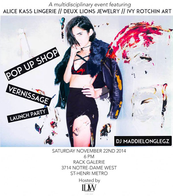 ILIW HOSTING THE ALICE KASS DEUX LIONS IVY ROTCHIN ART POP UP